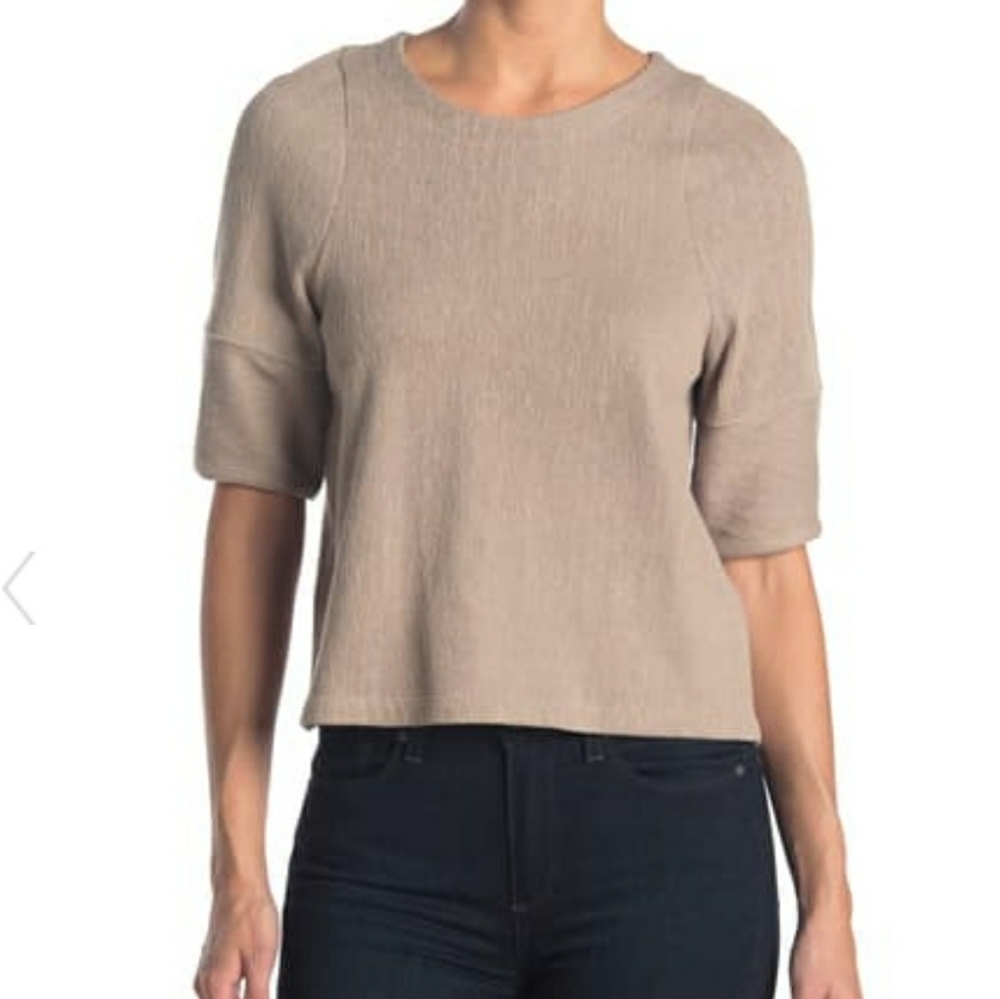 New W/ Tags! Madewell ButtonBack Jacquard Top